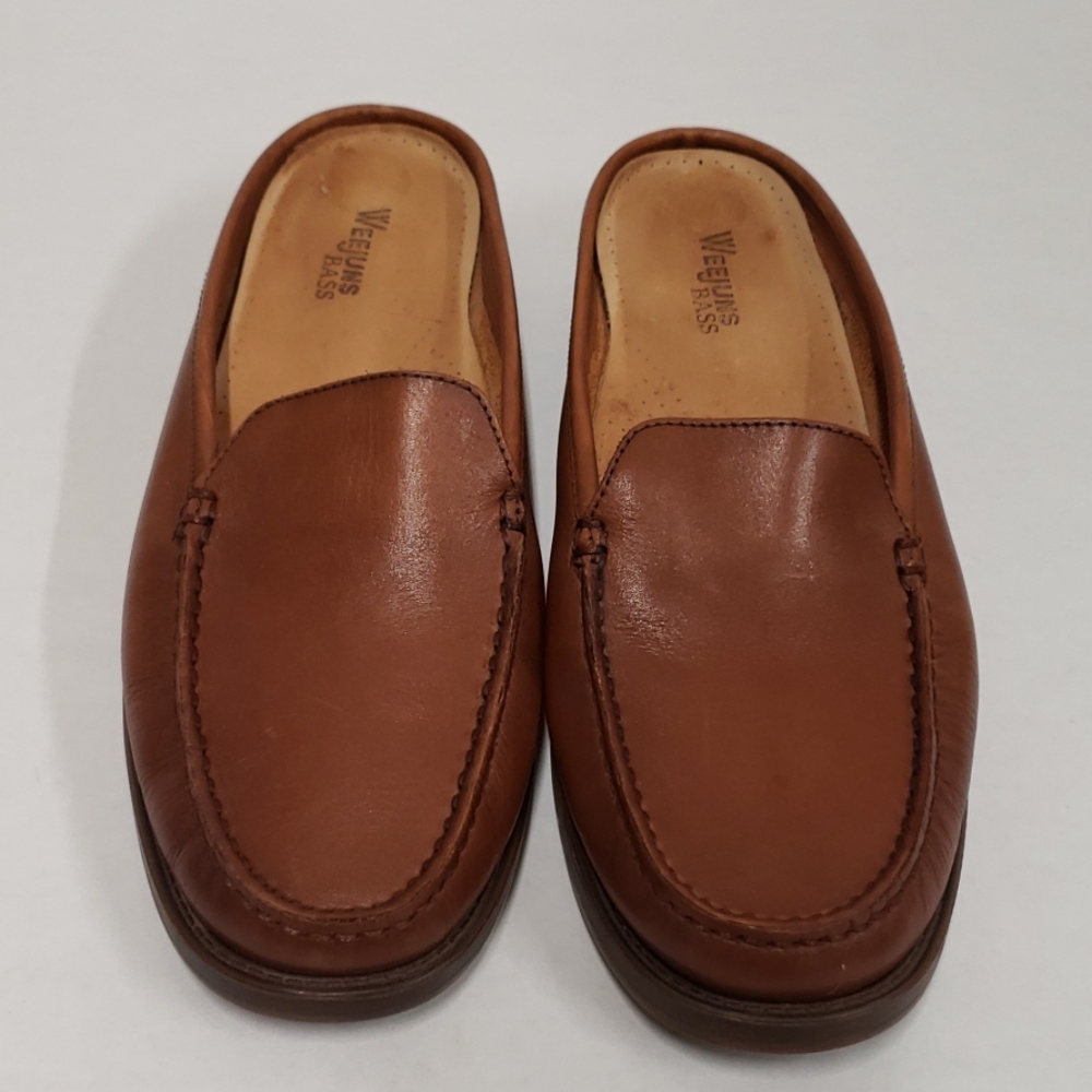 G.H. Bass&Co. Weejuns Camel Loafer Slide 9.5 Helen